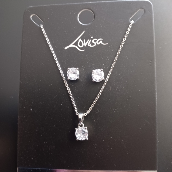 lovisa Jewelry - Lovisa Cubic Zirconia Necklace Set